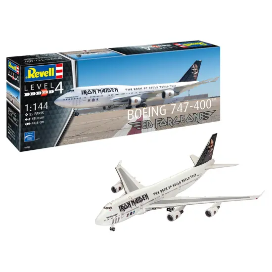 Boeing 747-400 Iron Maiden Ed Force One 1:144
