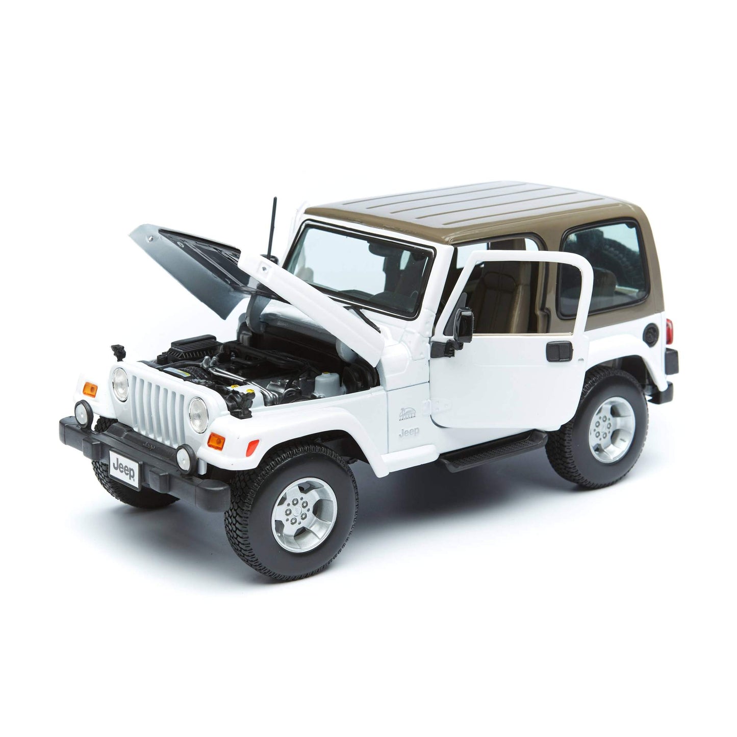 1:18 Jeep Wrangler Sahara White