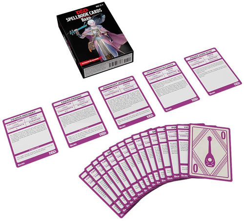 Dungeons & Dragons - Bard Spellbook Cards
