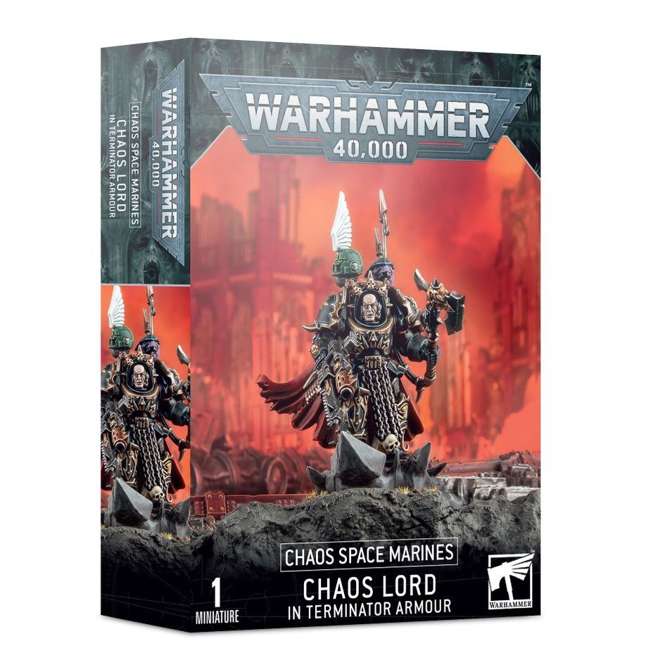 Chaos Space Marines Chaos Lord in Terminator Armour 43-12