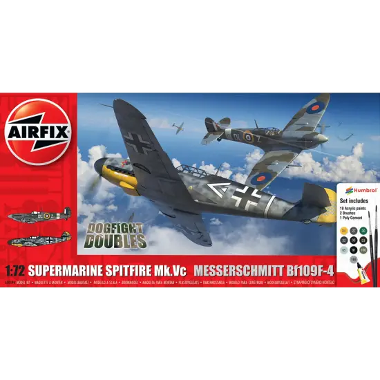 Airfix Dogfight Double Spitfire Mk.Vc / Bf109F Gift Set 1:72