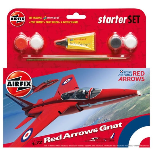 Airfix RAF Red Arrows Gnat Gift Set 1:72