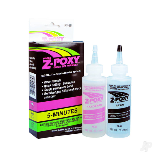 Z-Poxy 5-Min Epoxy 8oz PT38