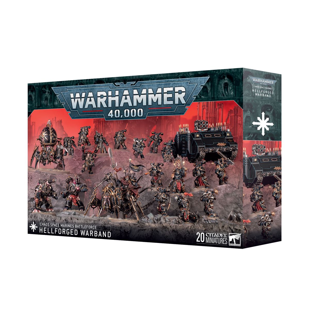 Chaos Space Marines Battleforce: Hellforged Warband 71-43