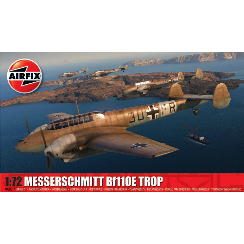 Messerschmitt Bf110E/E2 Tropical 1:72