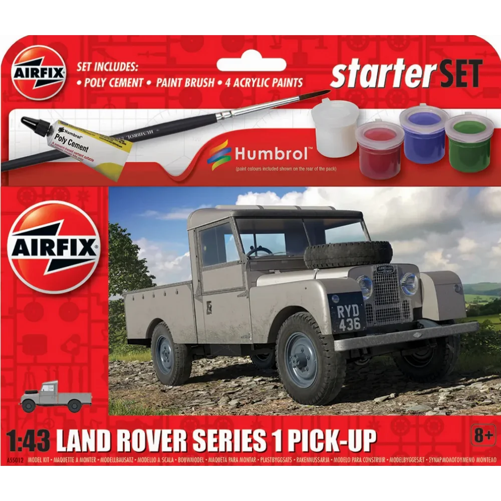 Airfix Land Rover Series 1 Gift Set 1:43