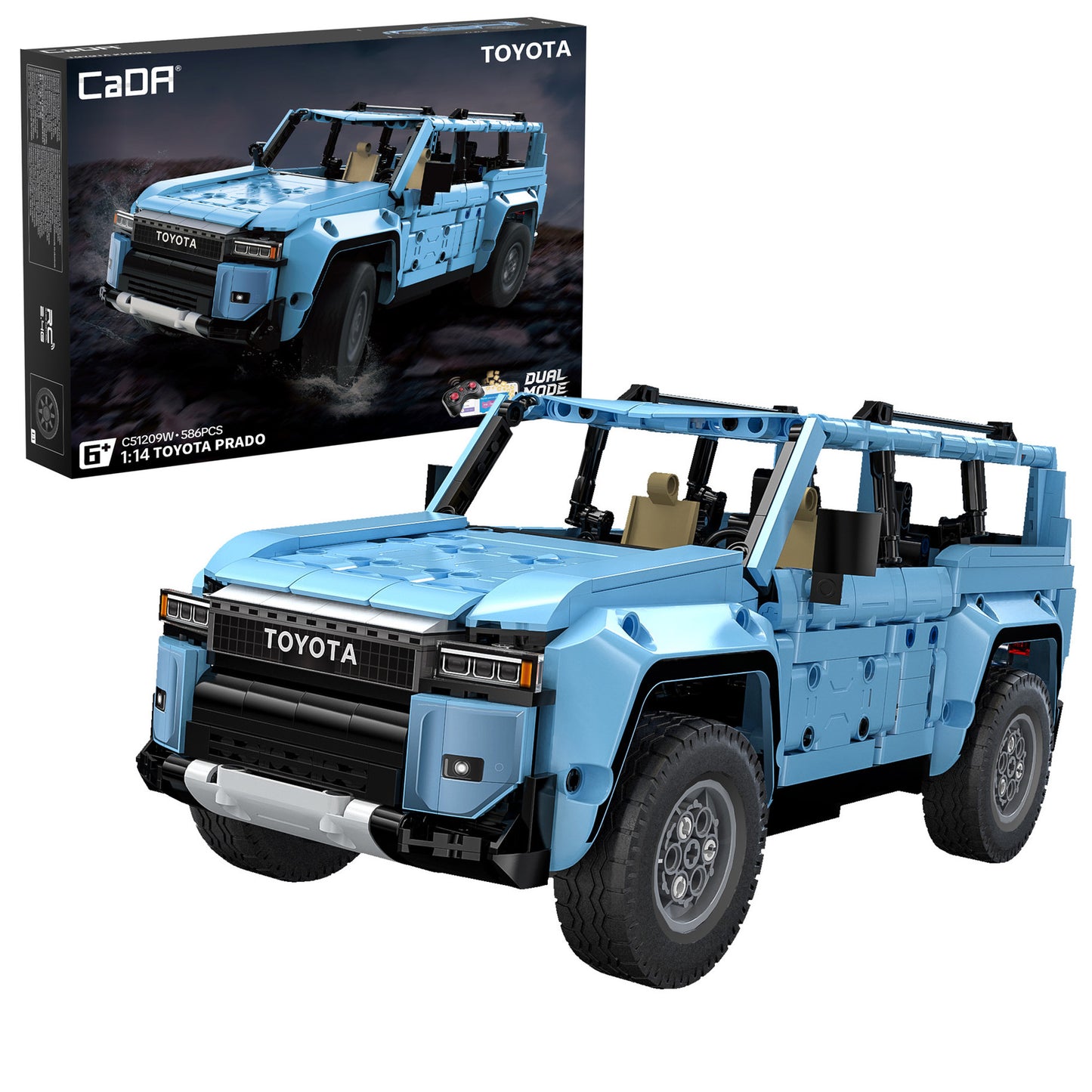 1:14 Toyota Land Cruiser J250 Prado - 586 pcs