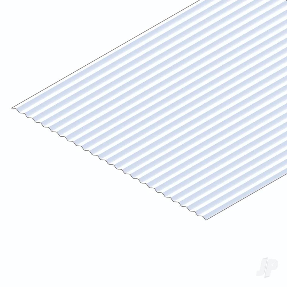 Corrugated Metal Siding Sheet, 1.0 x 150 x 300mm, 2.0mm Groove Spacing