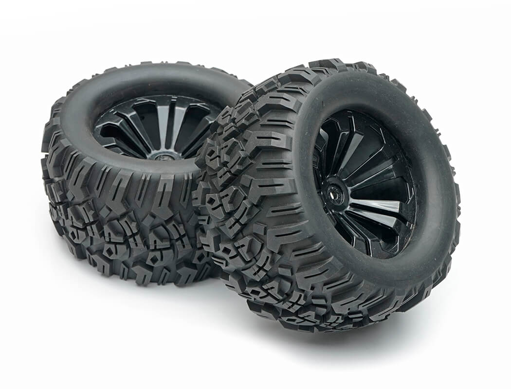 Fastrax 1/10 Mimic Truck Tyre Mounted Split Spoke (12mm Hex)