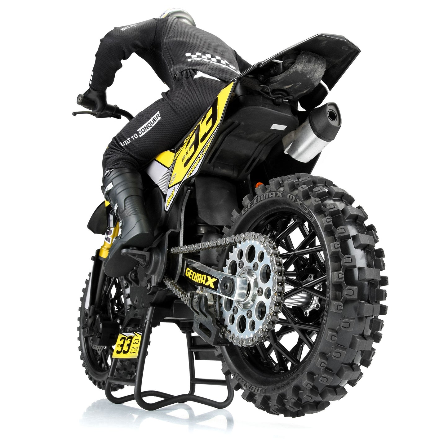 1/4 Dunlop Geomax MX33 CR4 Rear Tire MTD Black: Promoto-MX(1)