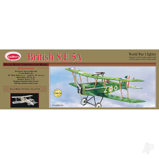 Guillow's British S.E.5A Balsa Kit