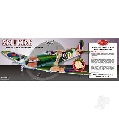 Guillow's P-51 Spitfire Balsa Kit