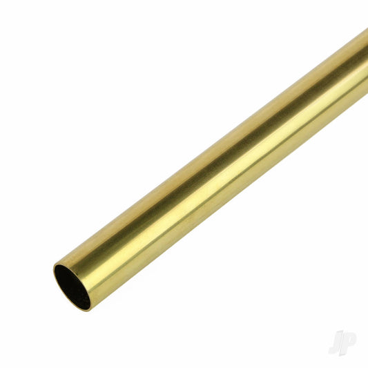 K &S 4mm Brass Round Tube, .45mm Wall (300mm) (3 pcs)