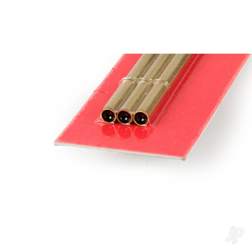 K&S 3.5mm Brass Round Tube, .225mm Wall (300mm) (3 pcs)