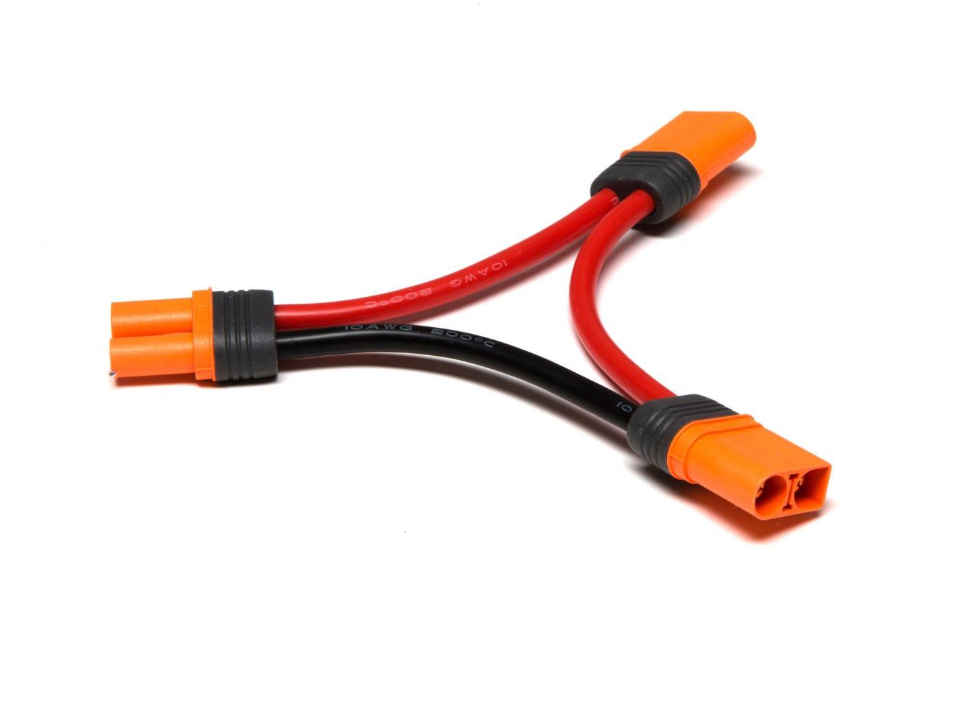 Spektrum IC5 Battery Series Harness 4" / 100mm; 10 AWG