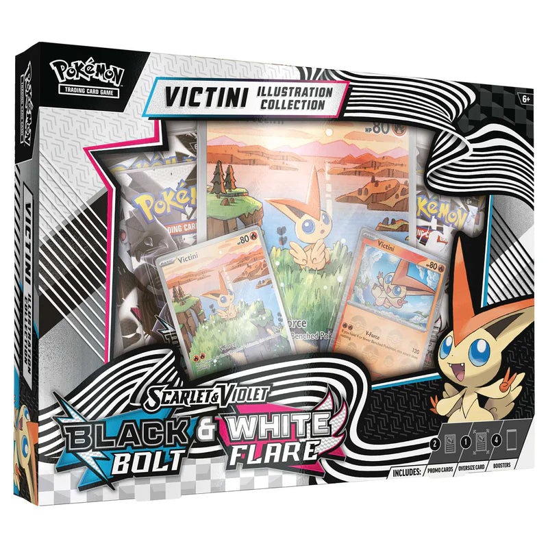 Scarlet & Violet 10.5 – Black Bolt & White Flare Unova Victini Illustration Collection