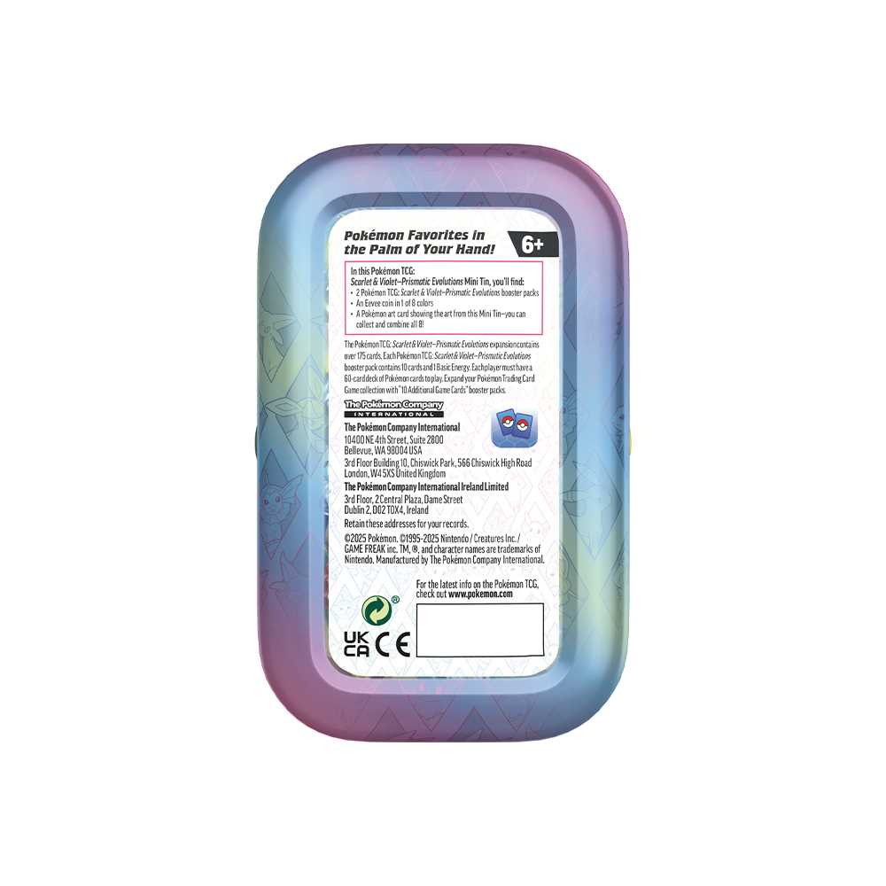 Scarlet & Violet 8.5 - Prismatic Evolutions – Mini Tin