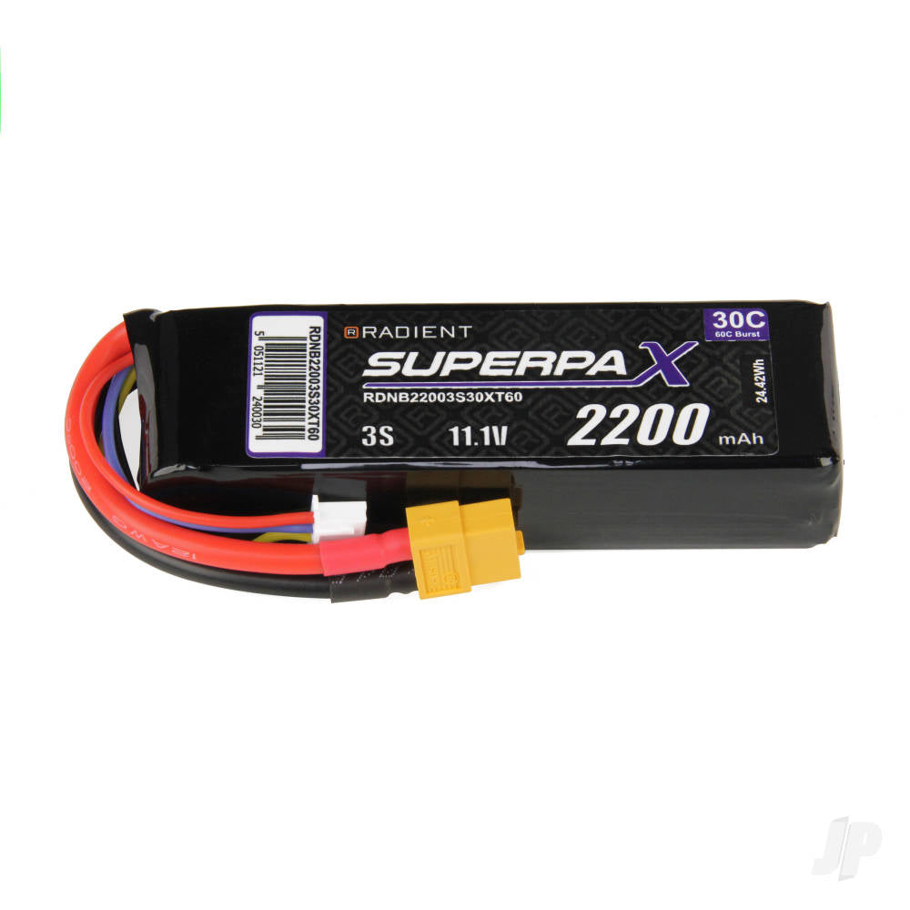 LiPo 3s 2200mah 11.1v 30c XT60