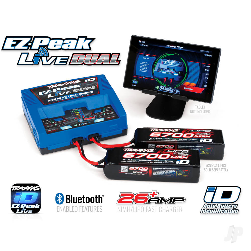 EZ-Peak Live Dual 200W NiMH / LiPo iD Charger