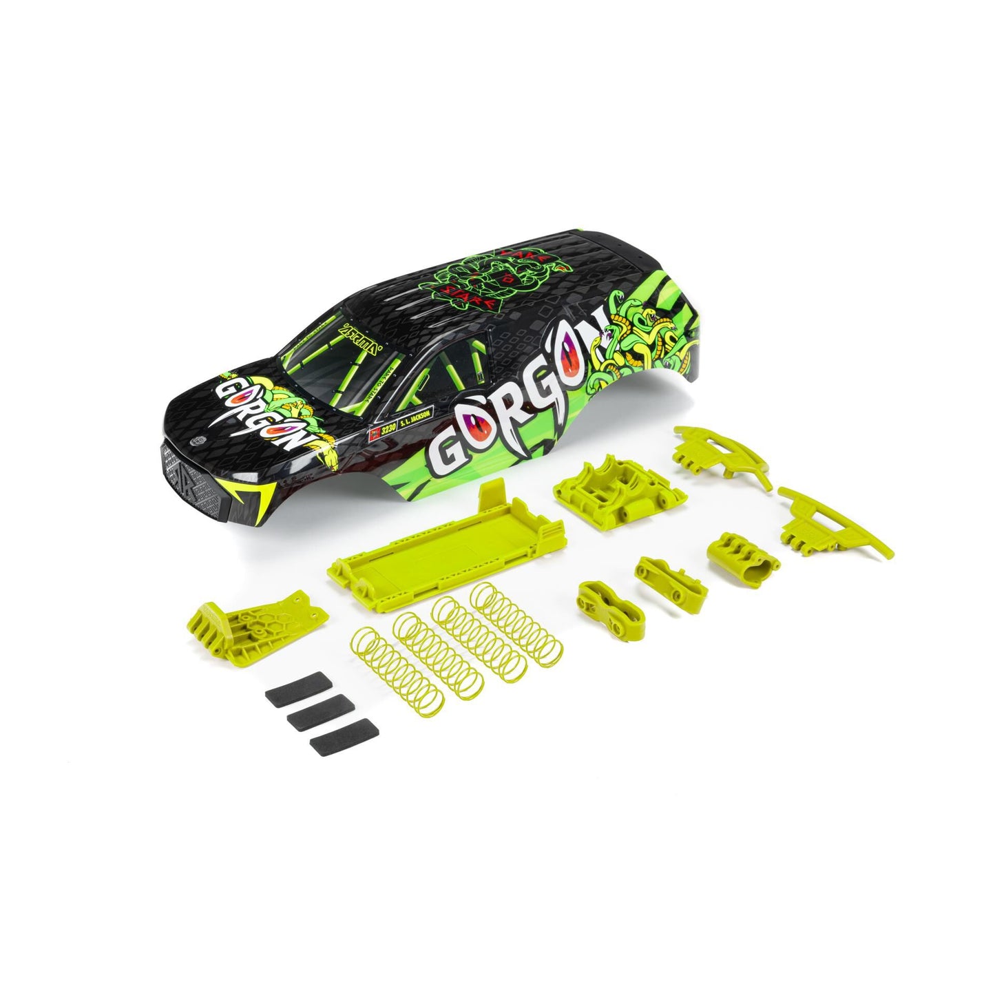 Arrma GORGON Painted Decaled Body Set