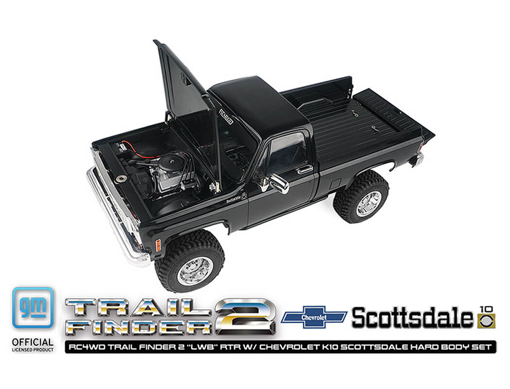 RC4WD Trail Finder 2 LWB RTR W/Chevrolet K10 Hard Body