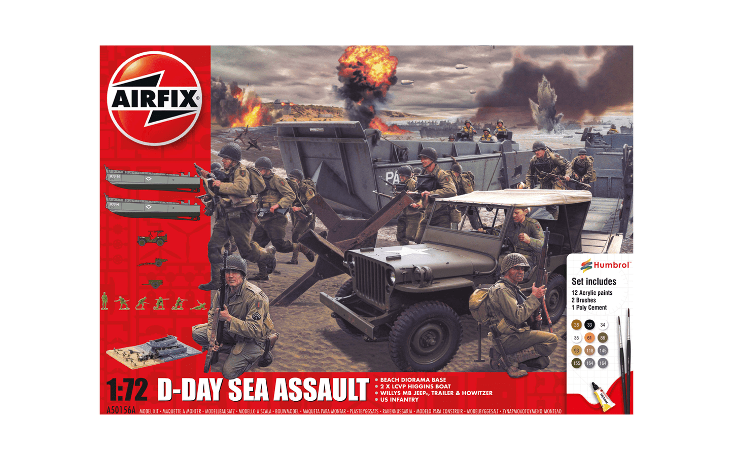 Airfix D-Day Sea Assault Gift Set 1:72