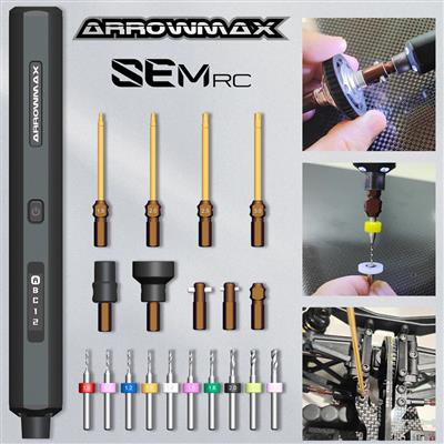 Arrowmax Sem RC Diff Checker & Electric Screwdriver - Black