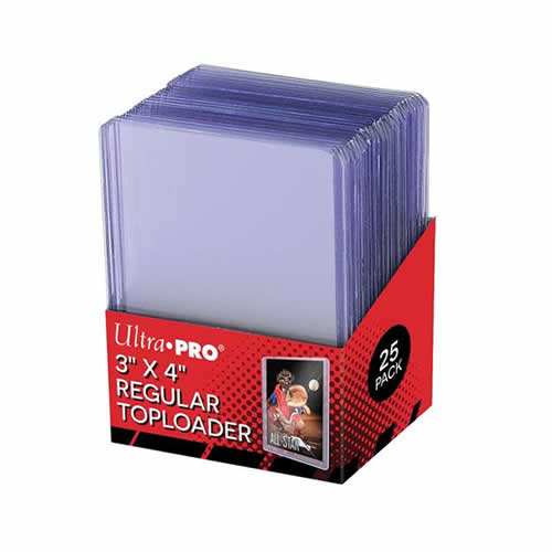Ultra Pro -  3x4" Toploaders Clear (25)