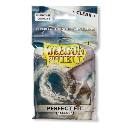 Dragon Shield - Perfect Fit Standard Size Sleeves Clear (100)