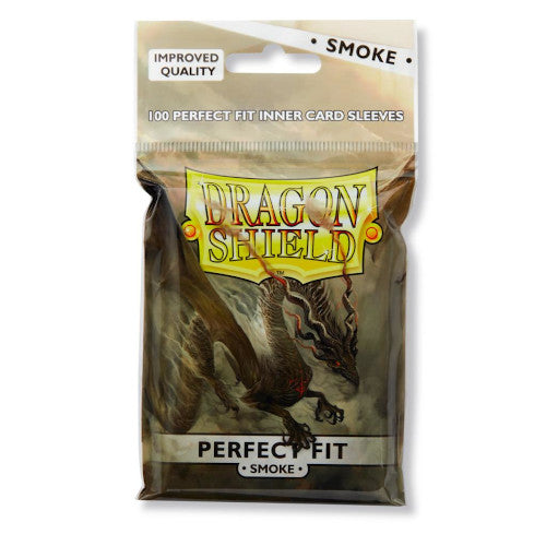 Dragon Shield - Perfect Fit Standard Size Sleeves Smoke (100)