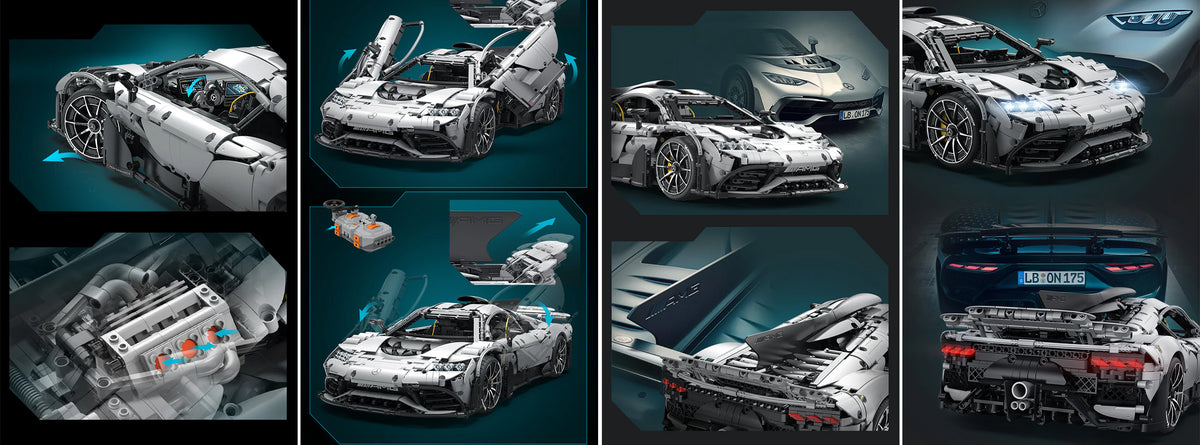1:8 Mercedes-AMG Project ONE - 3295 Pieces