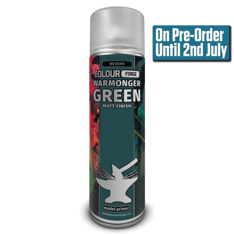 Colour Forge Spray: Warmonger Green (500ml)