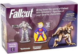 Fallout: T-60 & Vault Boy (Power) - Collectible Figures Set C