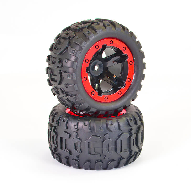 FTX Tracer Monster Truck Wheel/Tyres Complete (2)