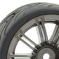 1/10 Street/Tread Tyre 20SP Gun Metal Wheel (4)