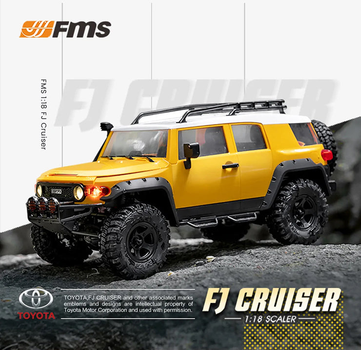 FMS Toyota FJ Cruiser 1/18th Scaler RTR