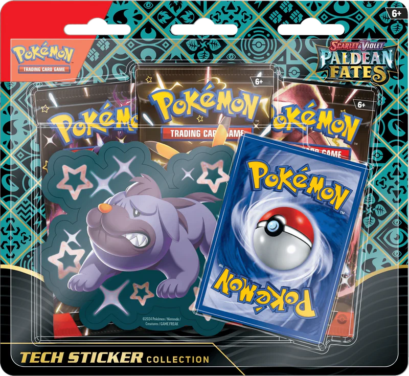 Pokemon Scarlet & Violet 4.5 Paldean Fates Tech Sticker Collection