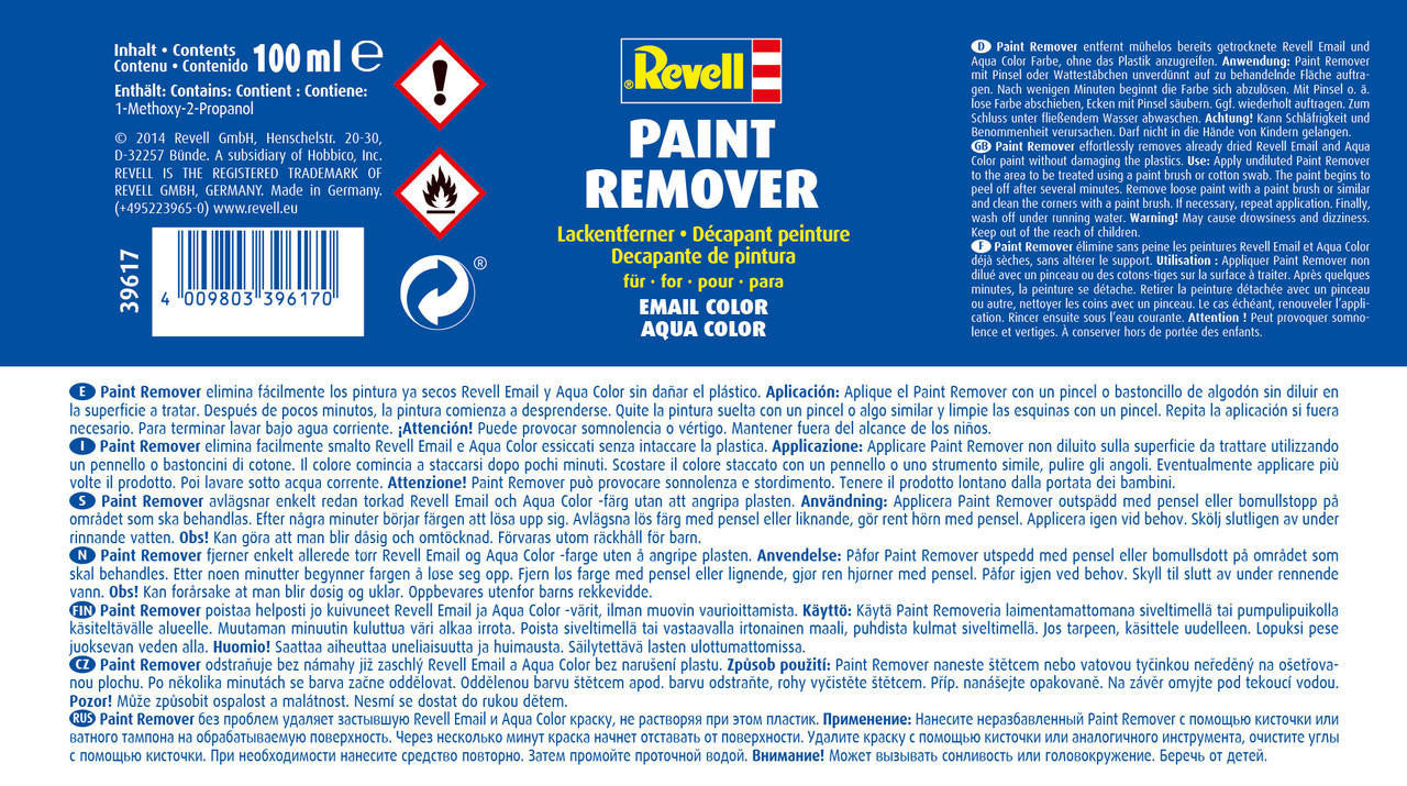 REVELL Paint Remover 100ml
