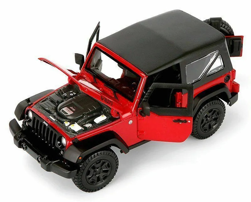 1:18 2014 Jeep Wrangler Red