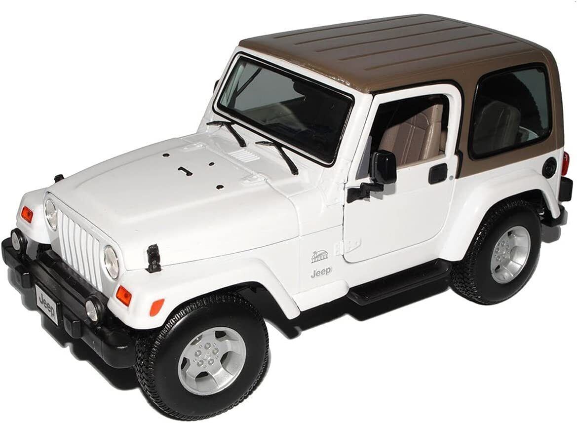 1:18 Jeep Wrangler Sahara White