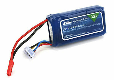 450mAh 3S 11.1v 30C LiPo 18Ga