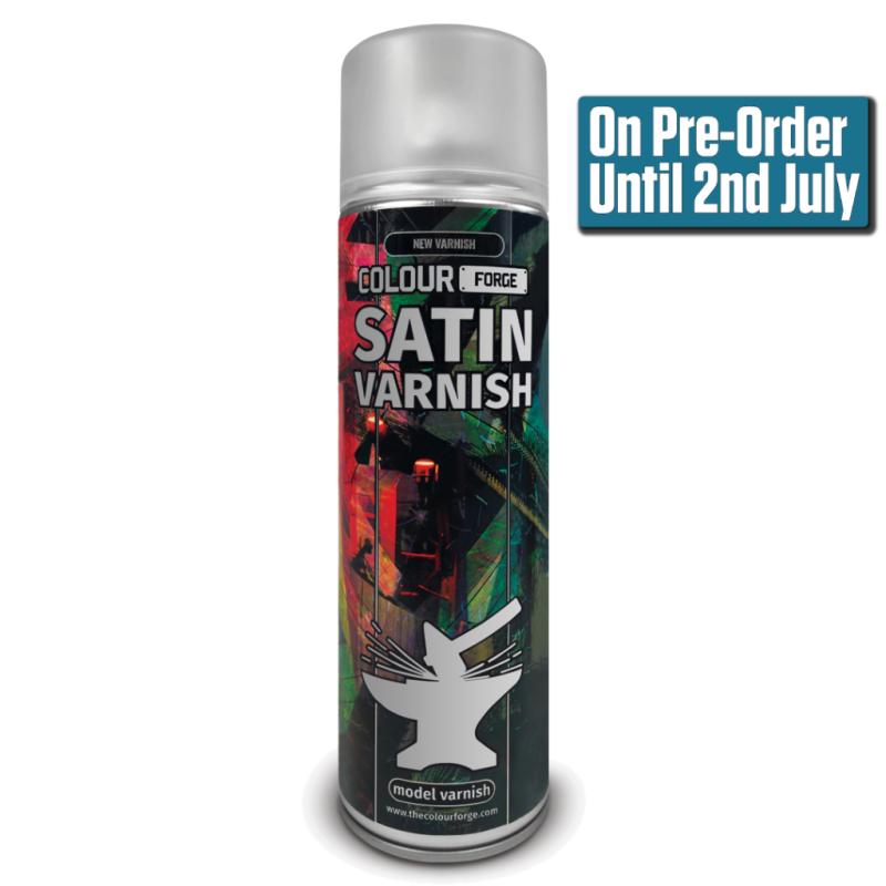Colour Forge Spray: Satin Varnish (500ml)