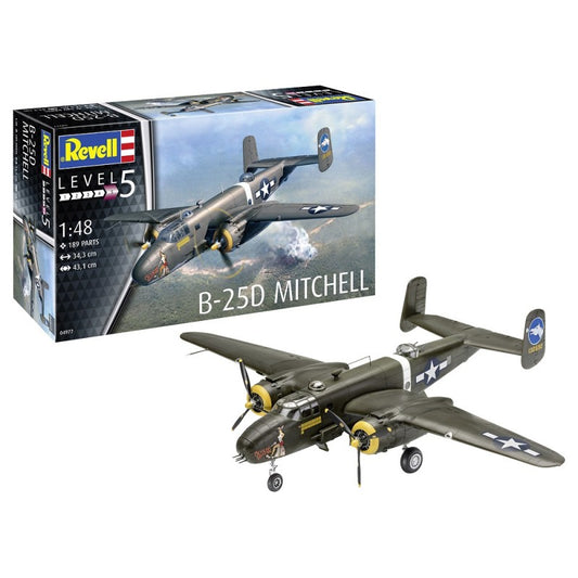 Revell B-25D Mitchell Bomber 1:48