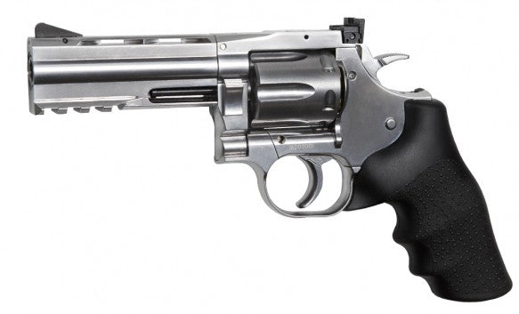 Dan Wesson 715 4” Pellet Silver Revolver