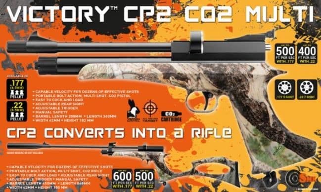 Victory CP2 .177 Pistol/Rifle Camo