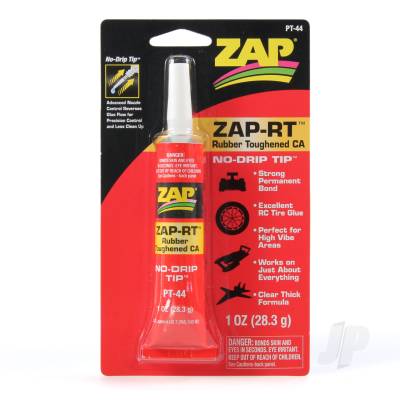 PT44 Zap-RT Rubber Toughened CA 1oz