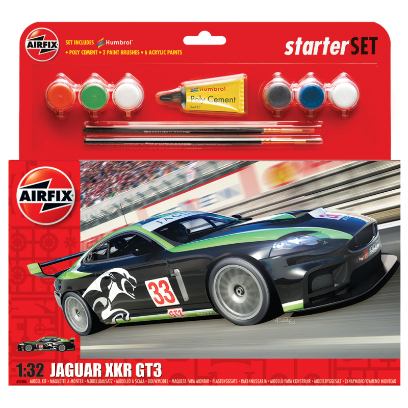 Airfix Jaguar XKR GT3 Gift Set 1:32