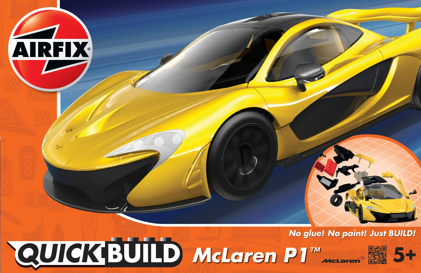 QuickBuild McLaren P1 Yellow