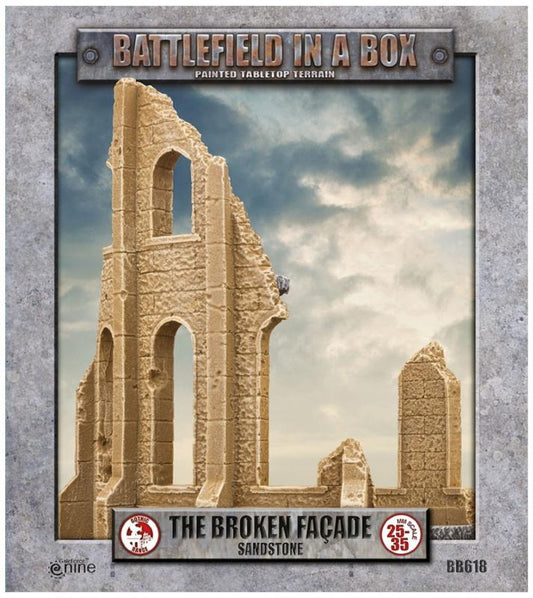 Gothic Battlefields Broken Facade Sandstone