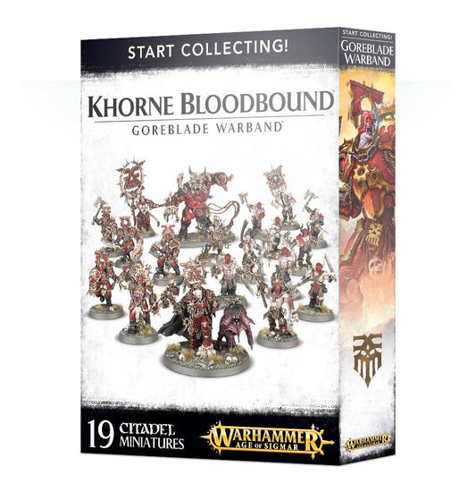 Start Collecting Khorne Bloodbound Goreblade Warband 70-81